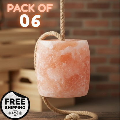 Himalayan Lick Salt Block 3–4 lbs | Natural Pink Salt for Horses & Livestock
