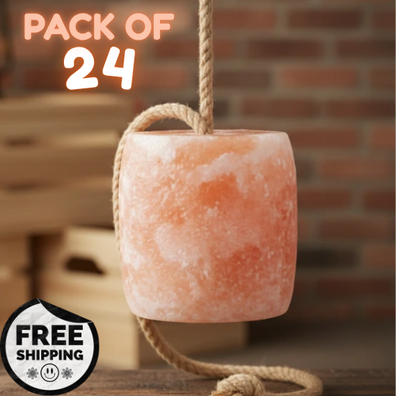 Himalayan Lick Salt Block 3–4 lbs | Natural Pink Salt for Horses & Livestock