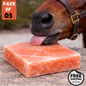 Himalayan Salt Lick Block for Horses 8”x8”x2” | Pink Lick Salt