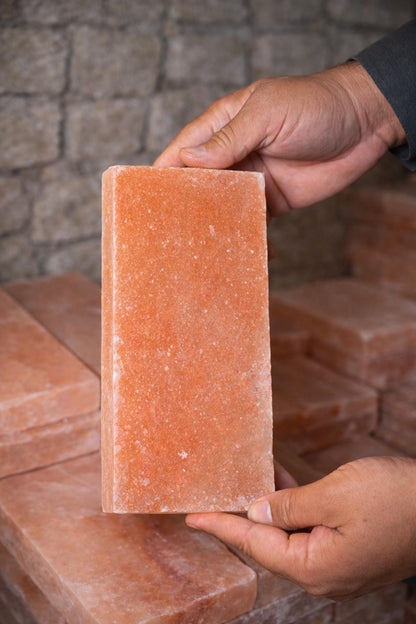 Himalayan Pink Salt Wall Kit 20 Sq Ft – 100 Pink Salt Bricks with Glue