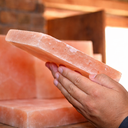 Himalayan Pink Salt Block 8”x8”x1” Cooking Plate | Natural Salt Cooking Block