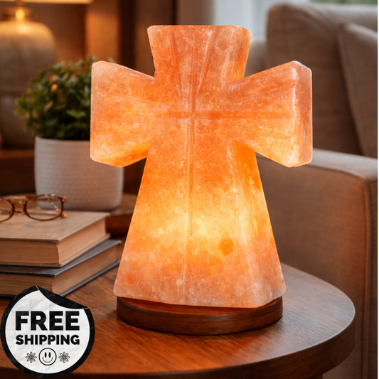 Hand-Carved Himalayan Pink Salt Lamp | Natural Rock Decor