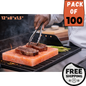 Himalayan Pink Salt Cooking Block | Grilling & Serving Slab (12”×8”×1.5”)