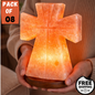 Hand-Carved Himalayan Pink Salt Lamp | Natural Rock Decor
