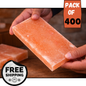 Himalayan Pink Salt Tiles – 8x4x1 Bulk Pack of 400, Spa & Sauna Construction